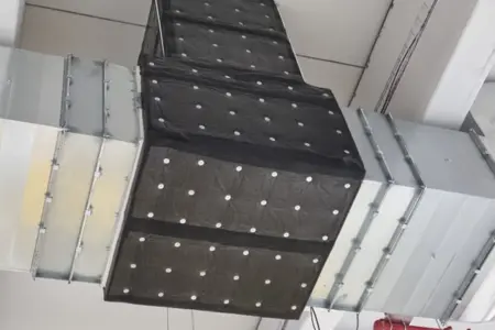 Isover Installation HVAC Fire Rated Duct Insulation